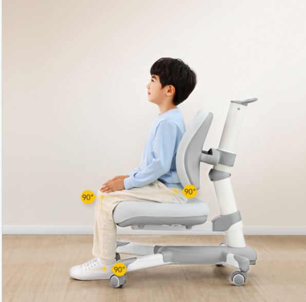 A1-2 Kids Desk Chair with Auto Brake Casters,Adjustable Height and Seat Depth, study Chair withLumbar support