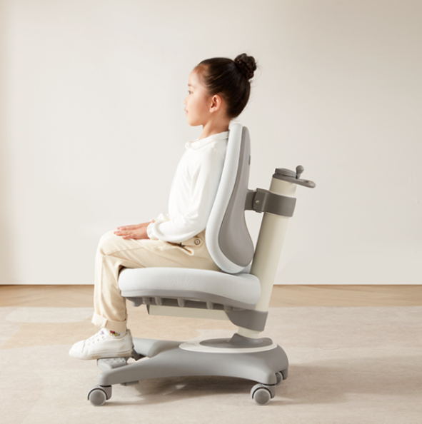 V7 Kids Desk Chair Ergonomic Design with Footrest, Height Adjustable Seat, Comfortable Study Chair for Student and Children