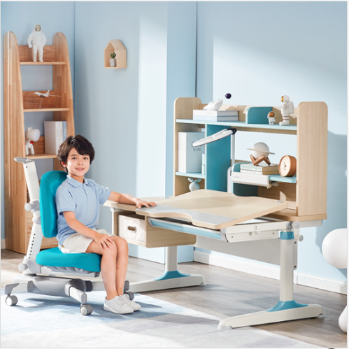 GMYD Ergonomic children Chairs Wooden StudyTable for Kids Writing Desk Chair Set