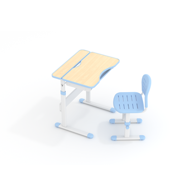 Height Adjustable Art Desk Chair for children,Tilting Desktop Drawing Desk and Chair Set