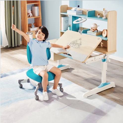 GMYD Ergonomic children Chairs Wooden StudyTable for Kids Writing Desk Chair Set